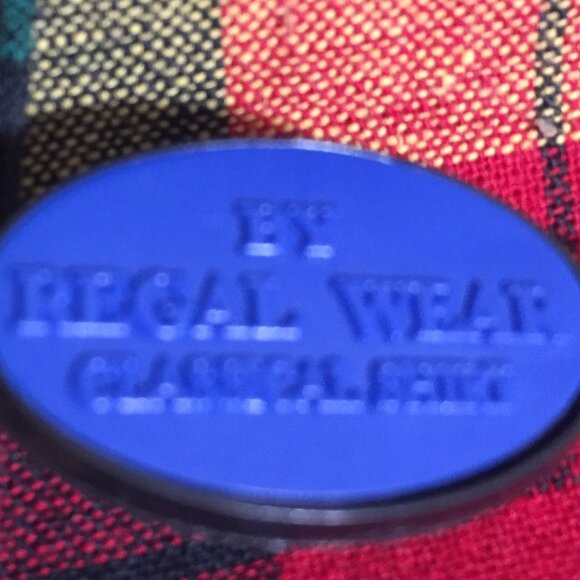 REGAL WEAR WIDE LEG PLAID PANTS SIZE 36 - Picture 10 of 11